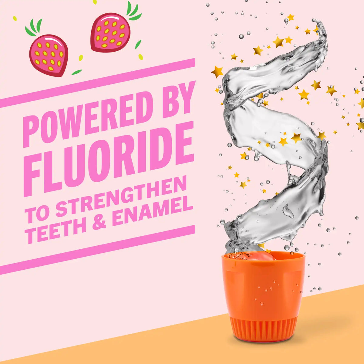 For Kids! Anticavity Oral Rinse - Strawberry Splash
