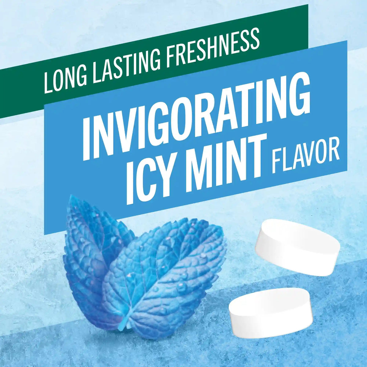 Chewing Gum, Invigorating Icy Mint Flavor